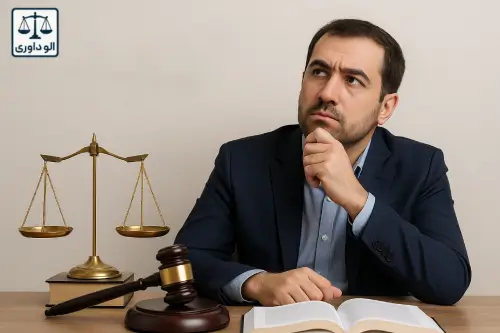 تصویر فکر کردن یک فرد به اینکه چرا داوری بهتر از دادگاه است؟